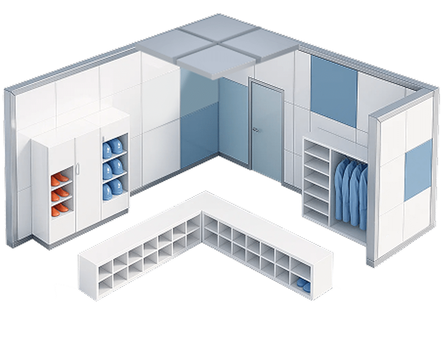 In vier Schritten kommen Sie zu Ihrem Reinraum mit mito-Tec
